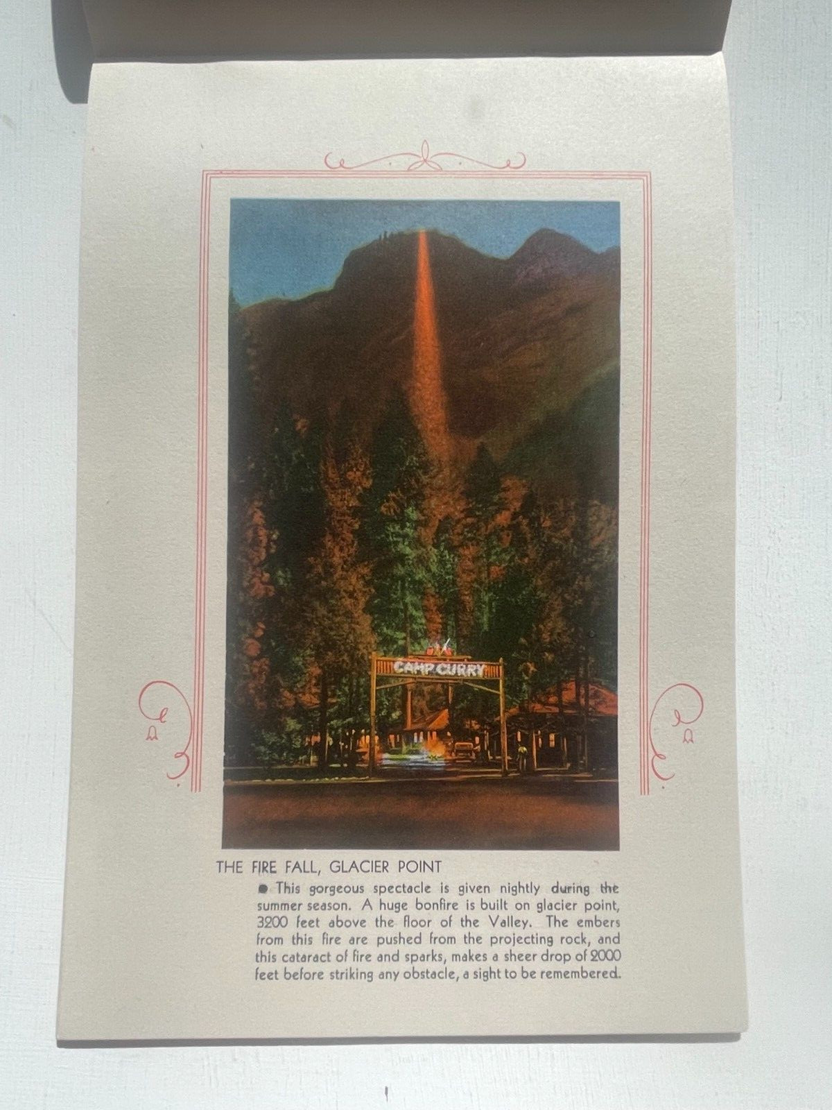 1930-40’s Yosemite National Park Picture Book w/ 32 Pictures *