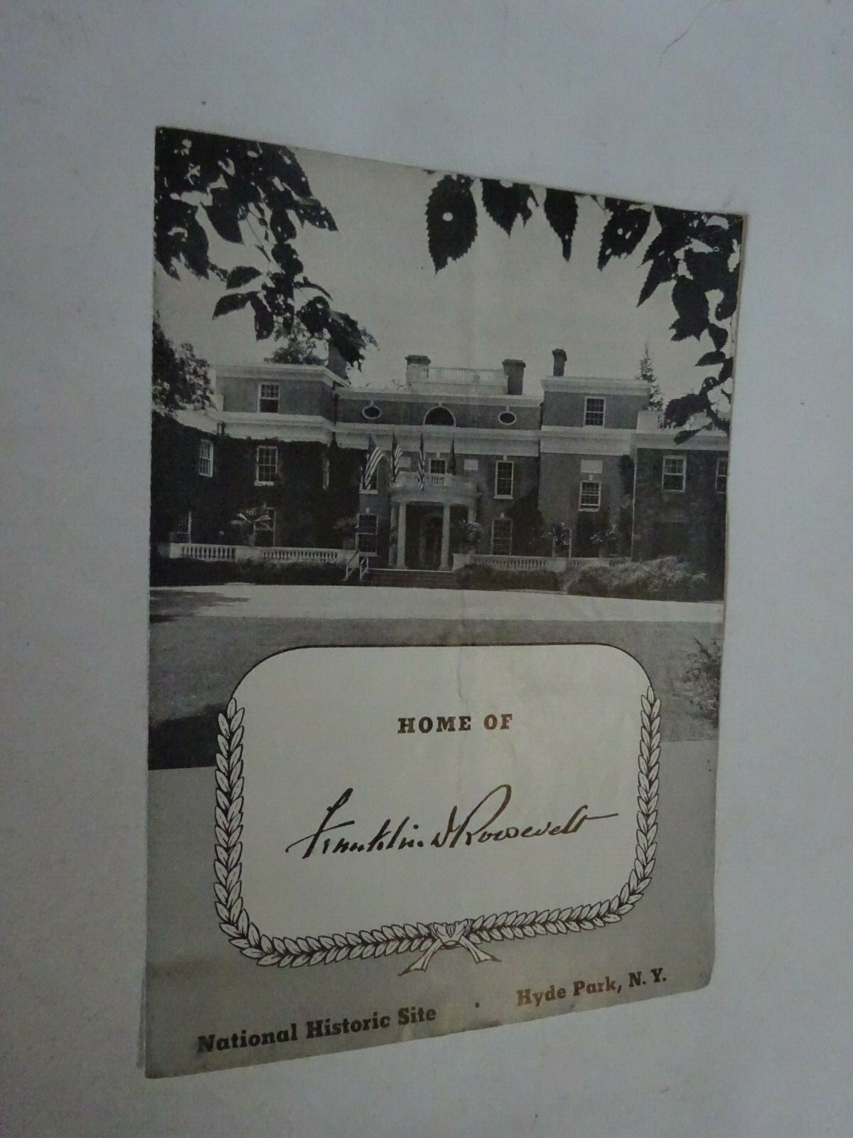1948 Home of Franklin D Roosevelt National Historic Site brochure