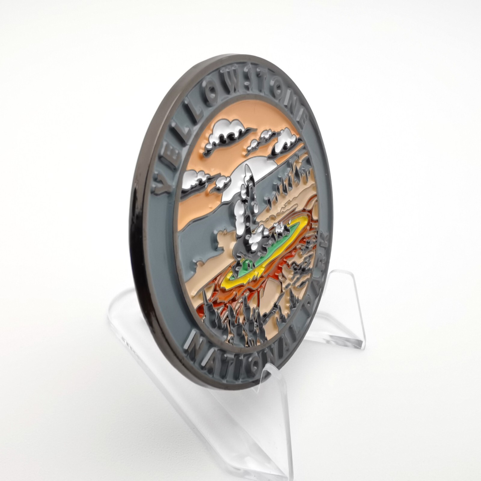 Cre8Travel Yellowstone National Park Collectible Magnet – Enamel Finish, NEW