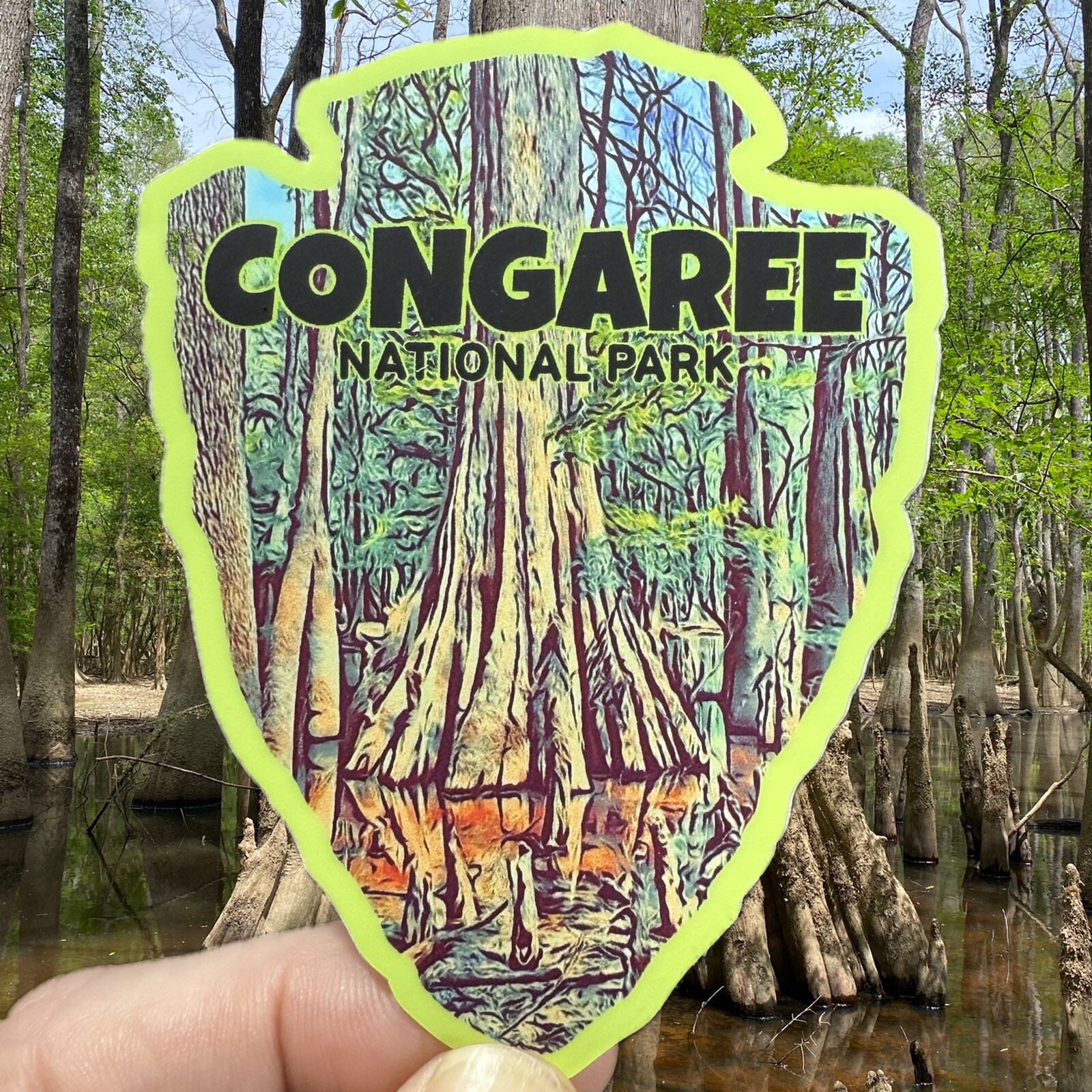Congaree National Park Weatherproof Vinyl Sticker