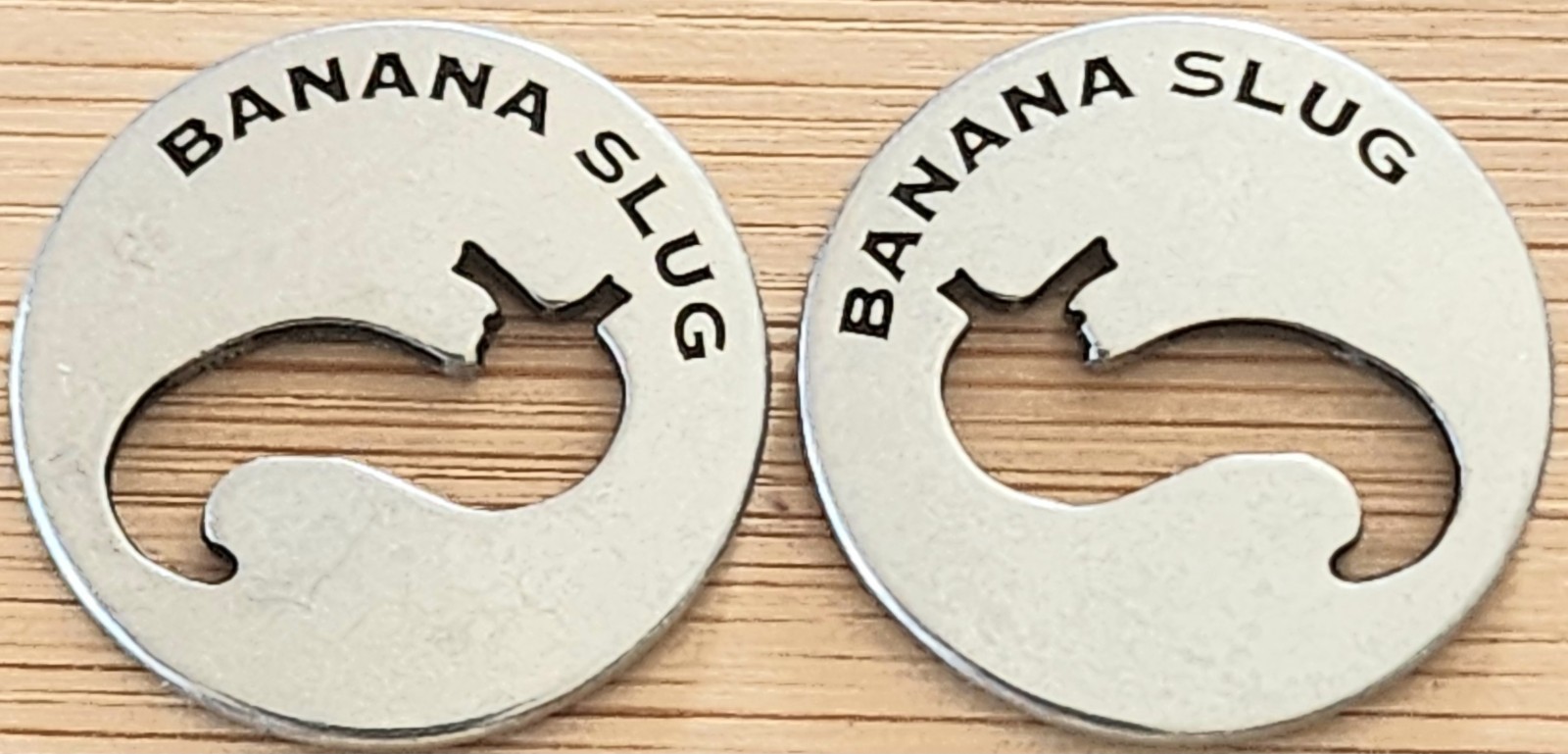 PACIFIC NORTHWEST – BANANA SLUG DIE CUT – NATIONAL PARK TYPE TOKEN FREE SHIPPING