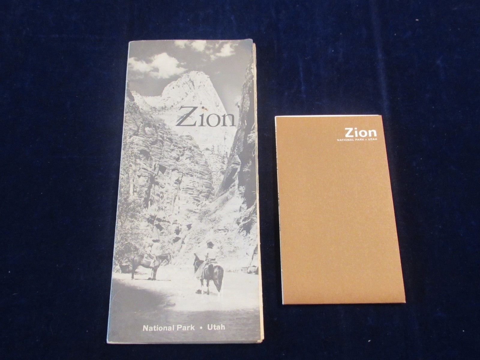 Vtg 1963 & 73 Zion National Park Travel Brochure Lot of 2 US Dept Interior C773