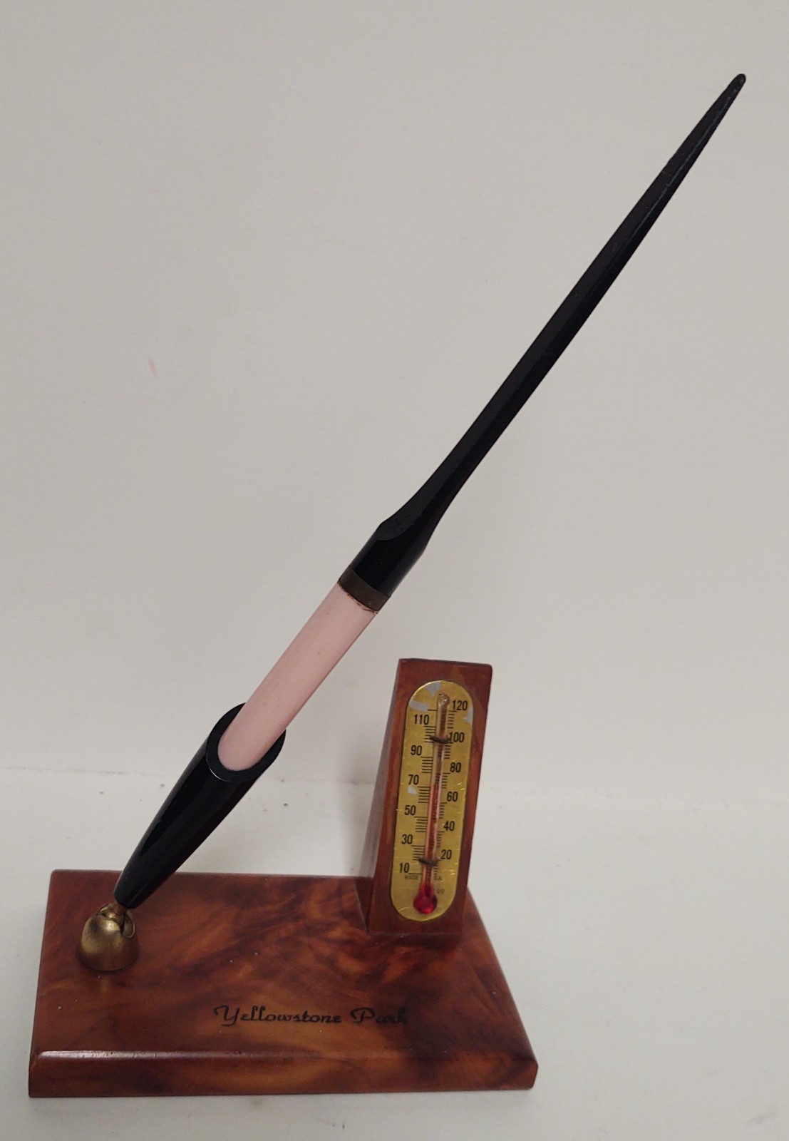 Vintage Union Pencil Co. New York Pen Thermometer Yellowstone Park Advertising