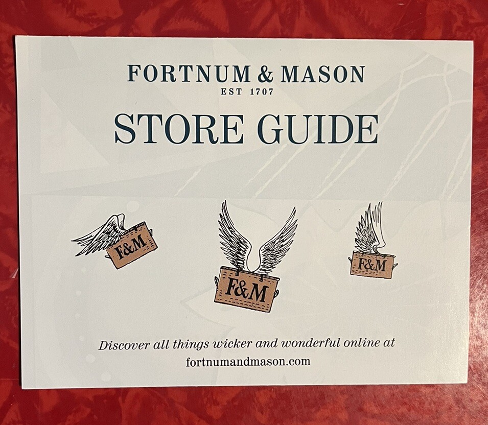 FORTNUM & MASON LONDON STORE GUIDE BROCHURE 2024