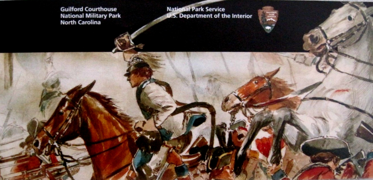 Guilford Courthouse Military Park National Park Service Unigrid Brochure Map