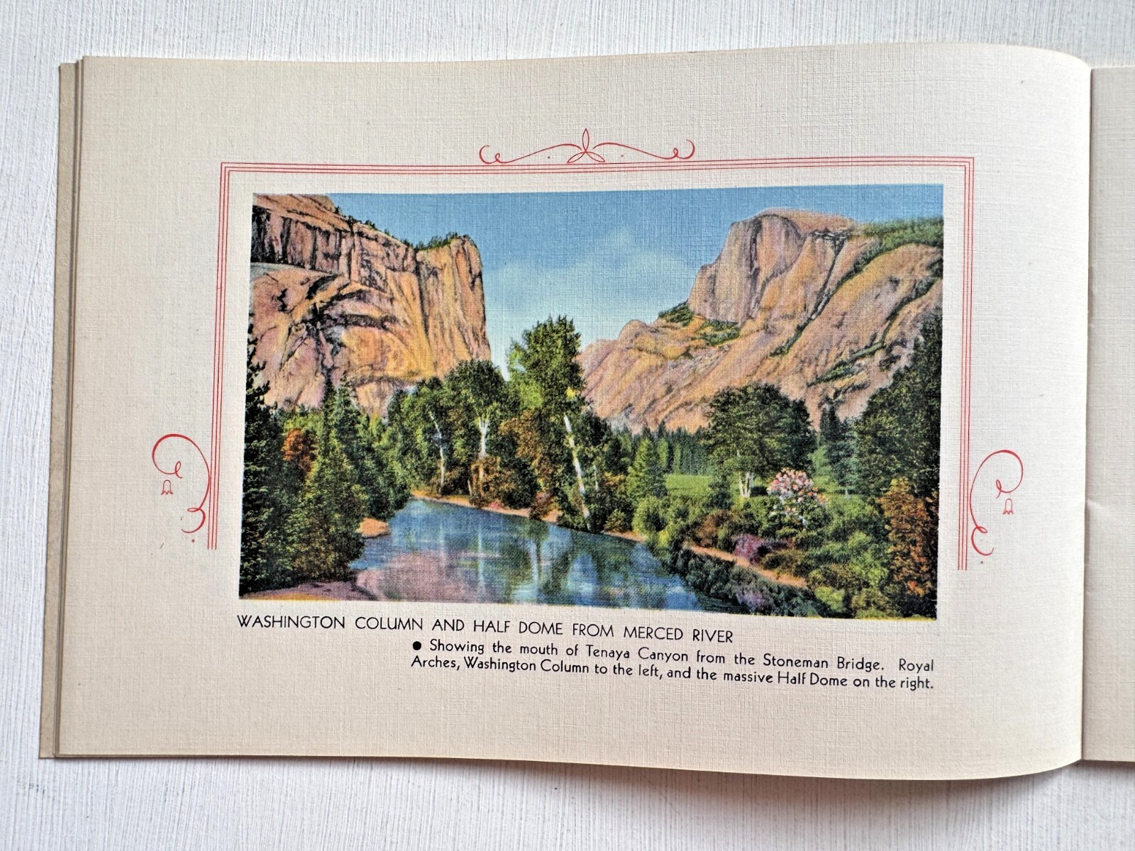 1930-40’s Yosemite National Park Picture Book w/ 32 Pictures B