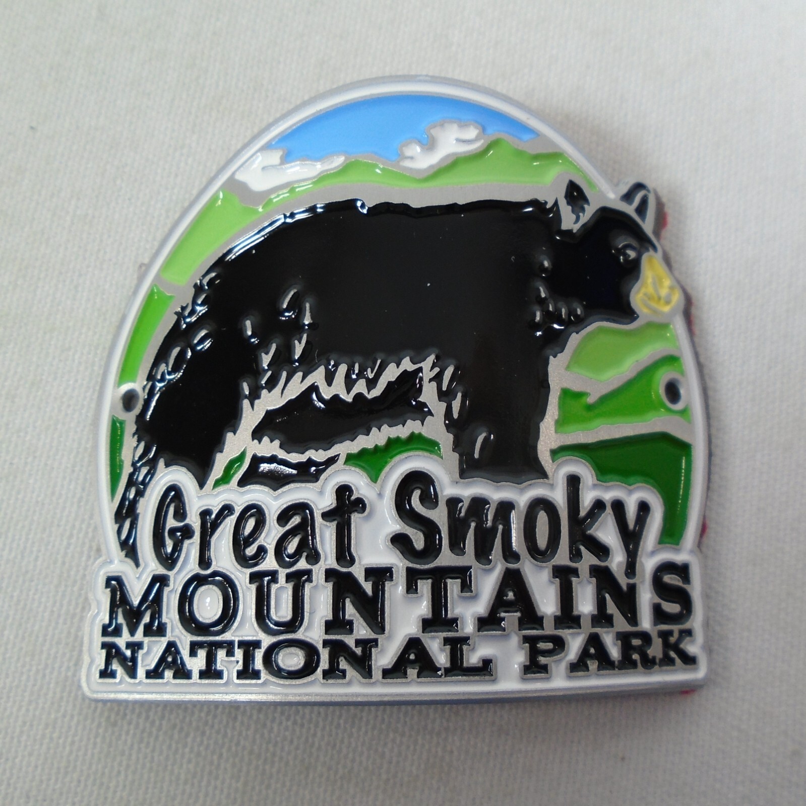 Great Smoky Mountains National Park Black Bear Hiking Stick Medallions