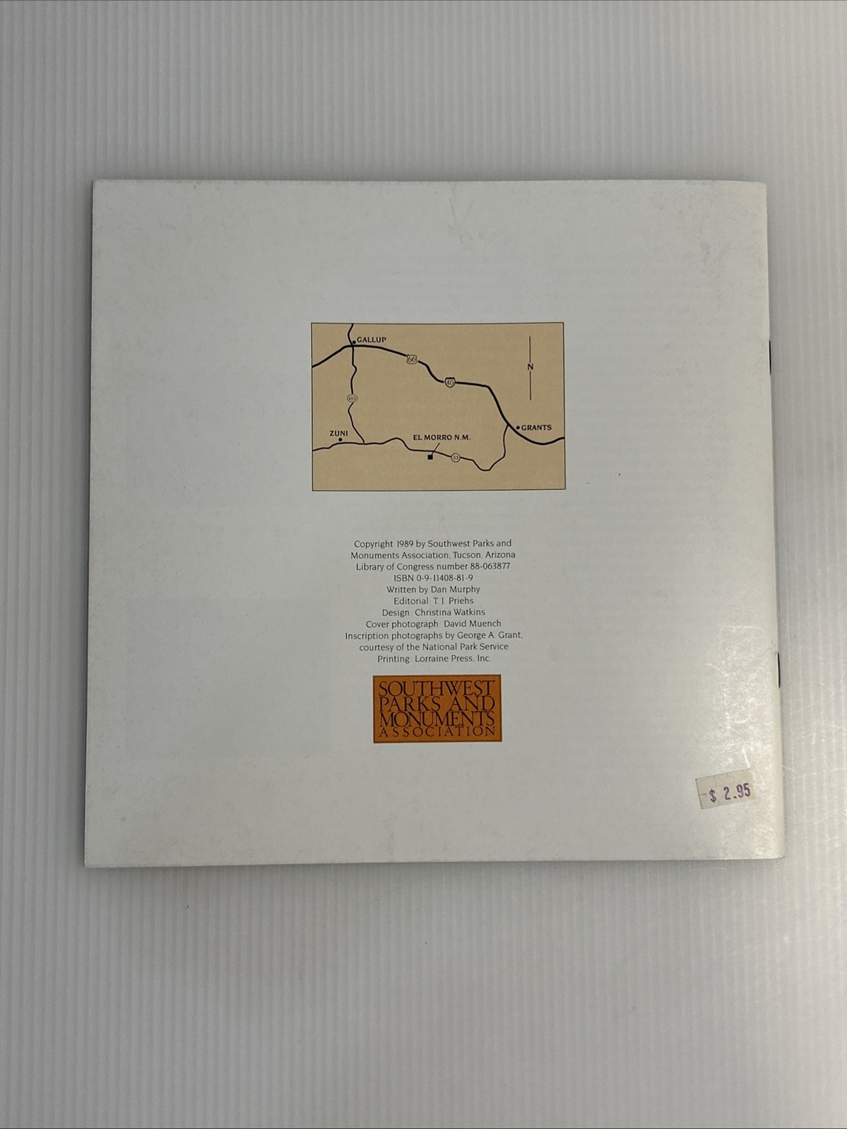 Southwest Parks & Monuments Association Booklets Fort Bowie & Santa Fe Trail