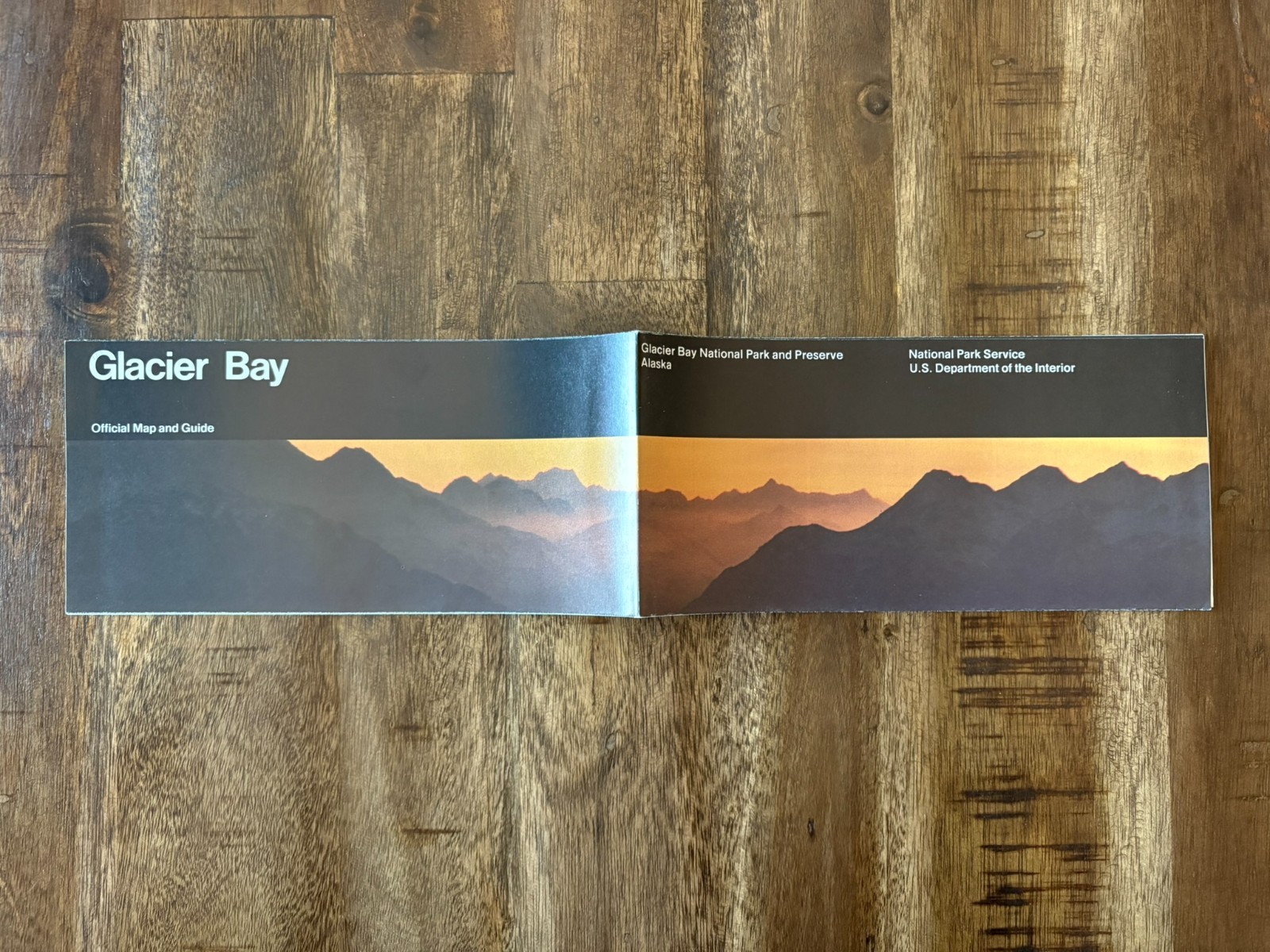 Glacier Bay National Park – 1997 Unigrid Brochure Map Pamphlet