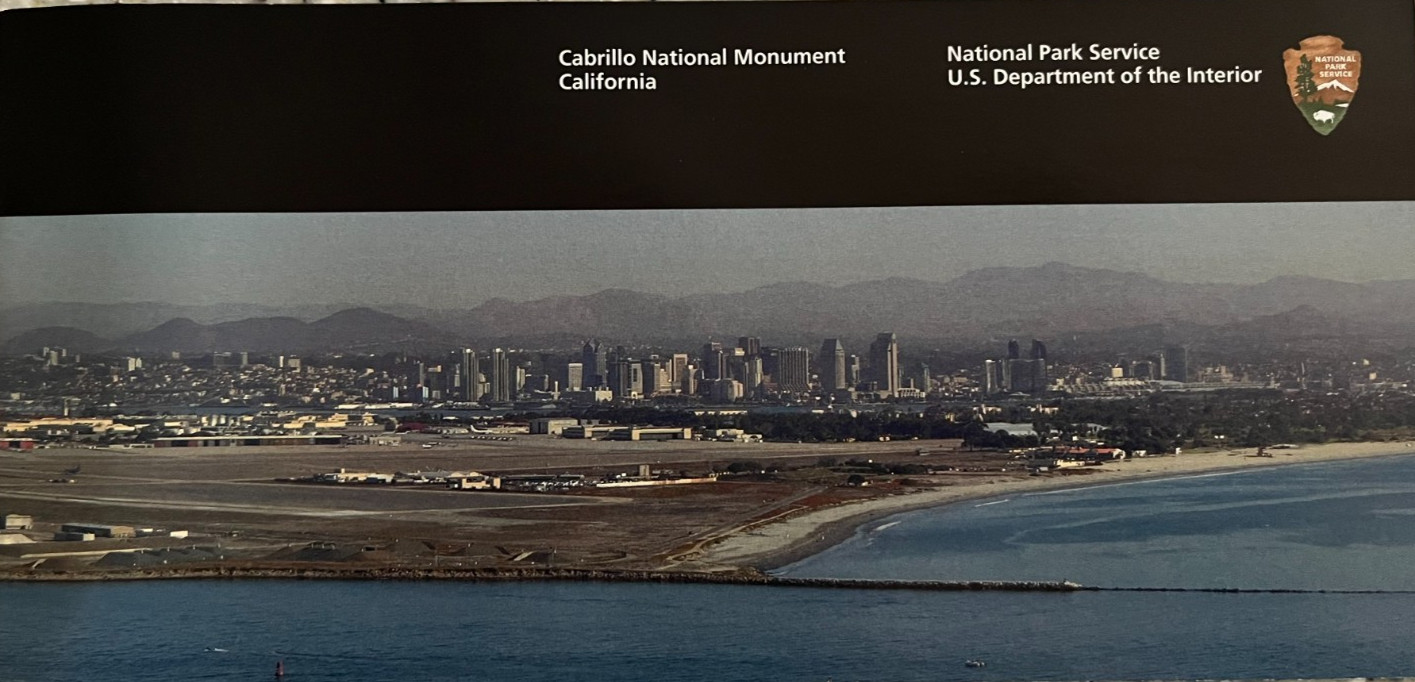 2018 CABRILLO MONUMENT NATIONAL PARK SERVICE UNIGRID BROCHURE/MAP Out of Print