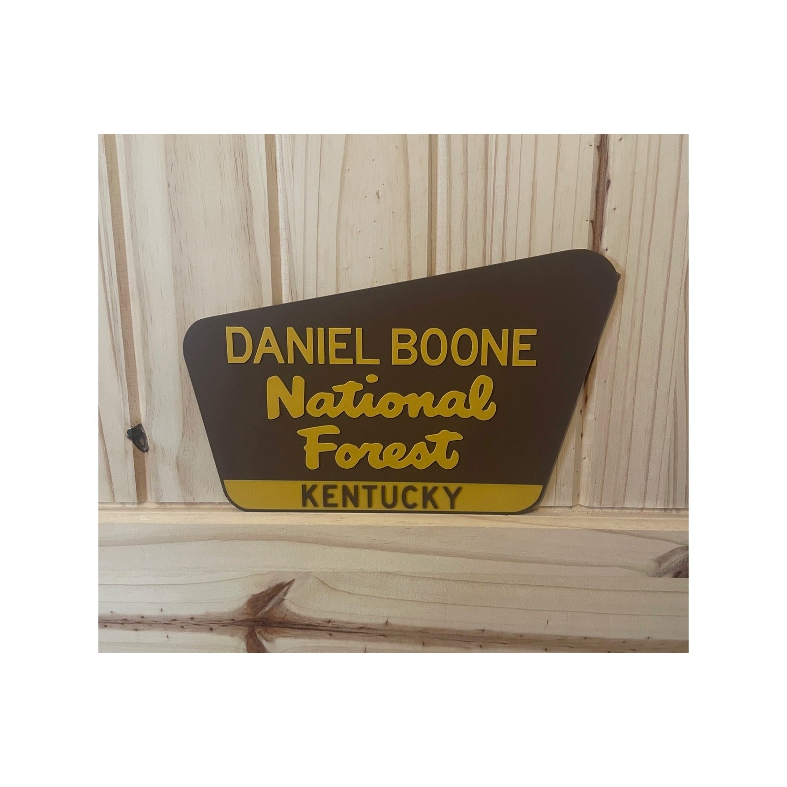Daniel Boone National Forest Kentucky Sign Hike Trail Camp Outdoors