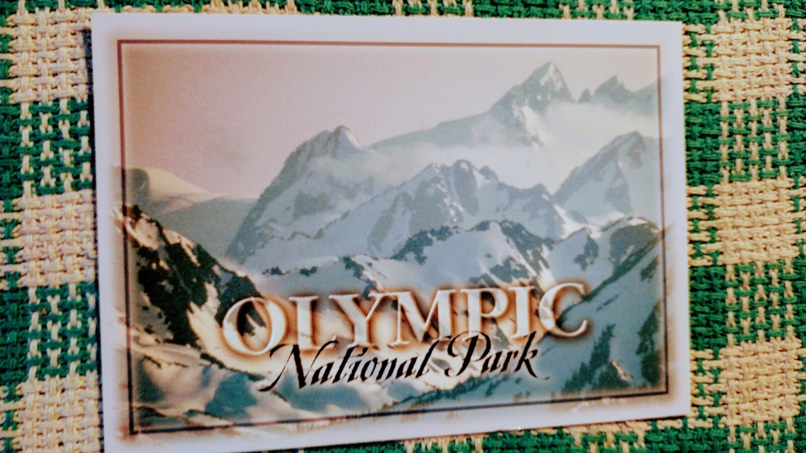 BEAUTIFUL CHROME POST CARD OLYMPIC NATIONAL PARK WASHINGTON PORT ANGELES WA