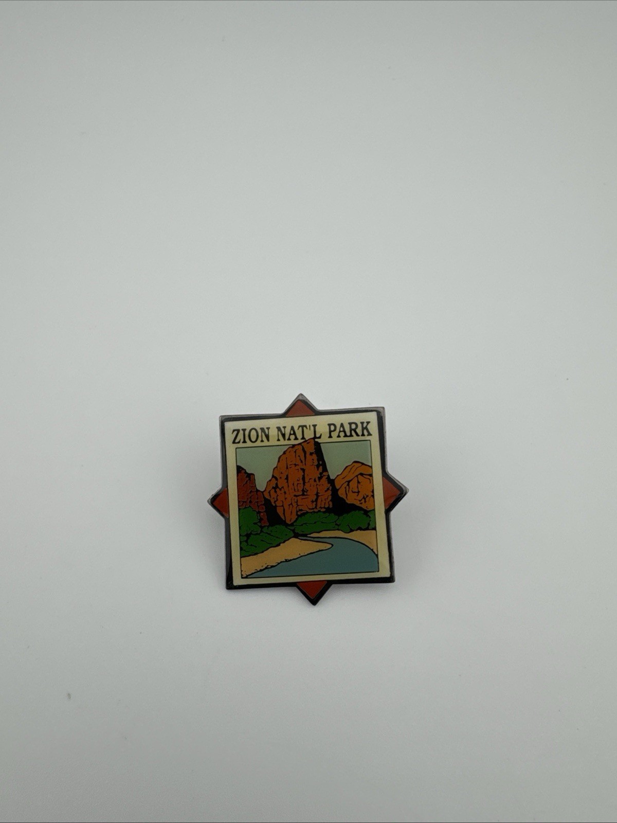VTG Zion National Park Enamel Lapel Pin
