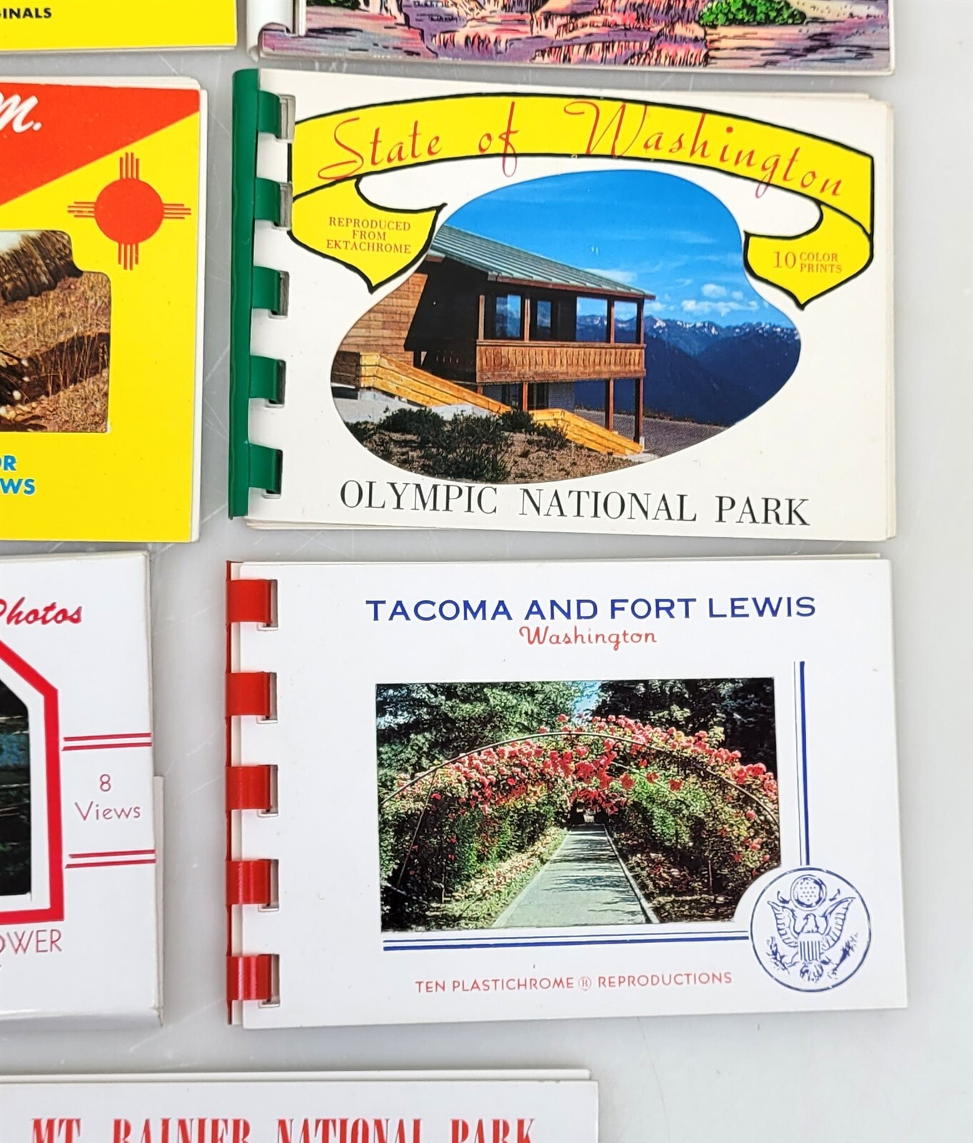 14 – 1960’s National Parks Souvenir State Photo Booklets 2-3/4″ x 4″ ~ T376