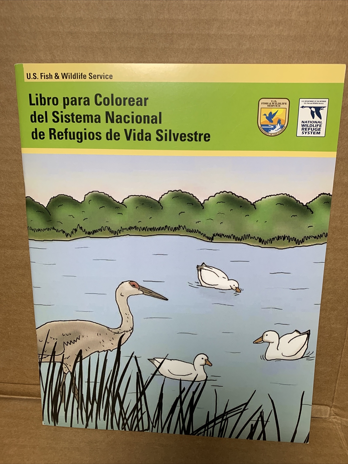 Oct 2009 US Fish & Wildlife Service COLORING BOOK SPANISH – NEW / UNUSED