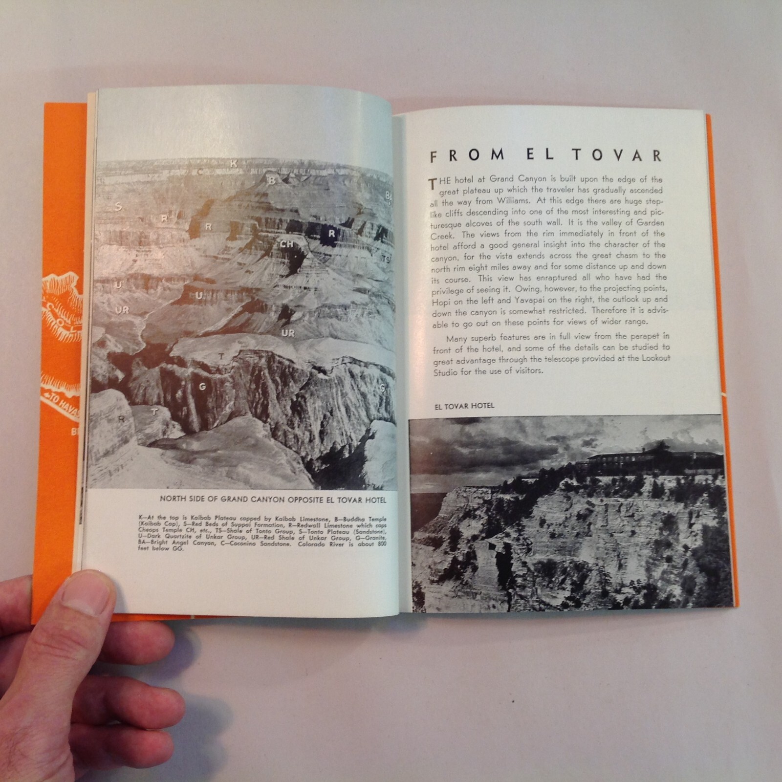 Vintage 1953 Booklet Story of the Grand Canyon How It Was Made Fred Harvey USGS