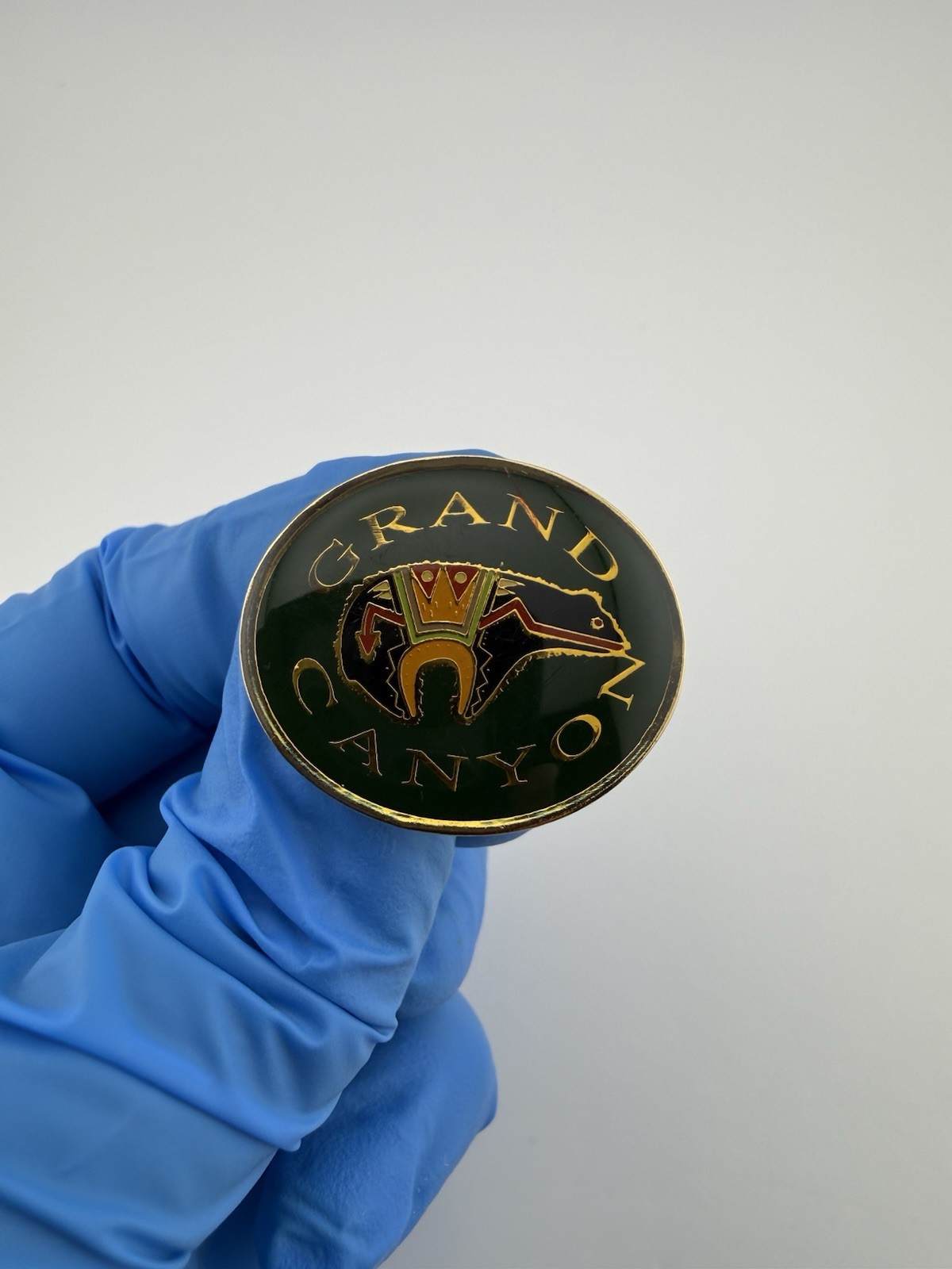 Grand Canyon National Park Black Bear Enamel Lapel Pin VTG?