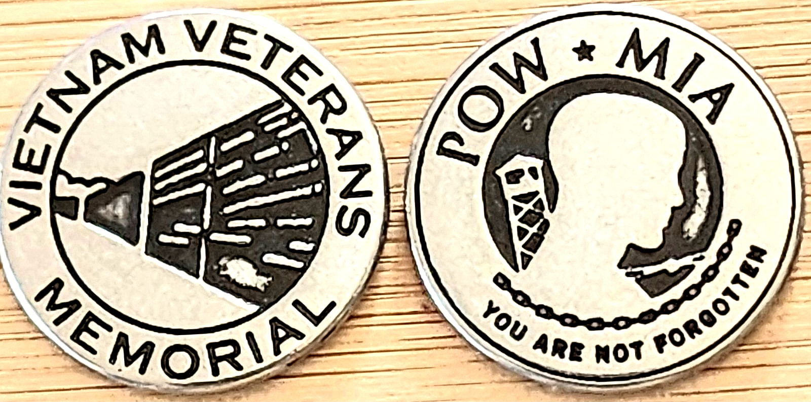 VIETNAM VETERANS MEMORIAL – NATIONAL PARK TYPE TOKEN WASHINGTON DC – FREE SHIP
