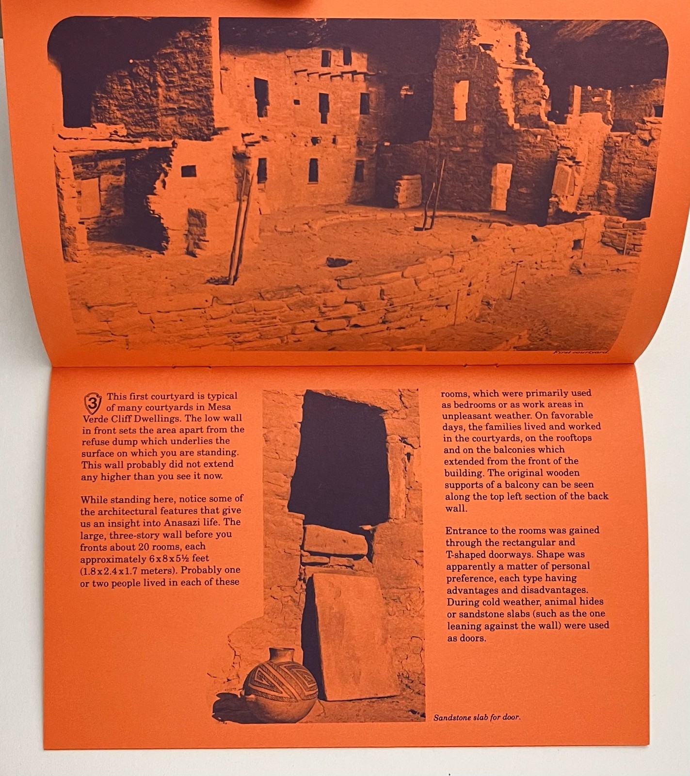 1980s Mesa Verde National Park CO Spruce Tree House Vintage Travel Booklet