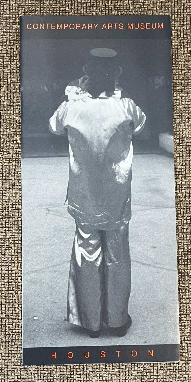 CONTEMPORARY ARTS MUSEUM – HOUSTON TEXAS GUIDE & BROCHURE – FALL 1990