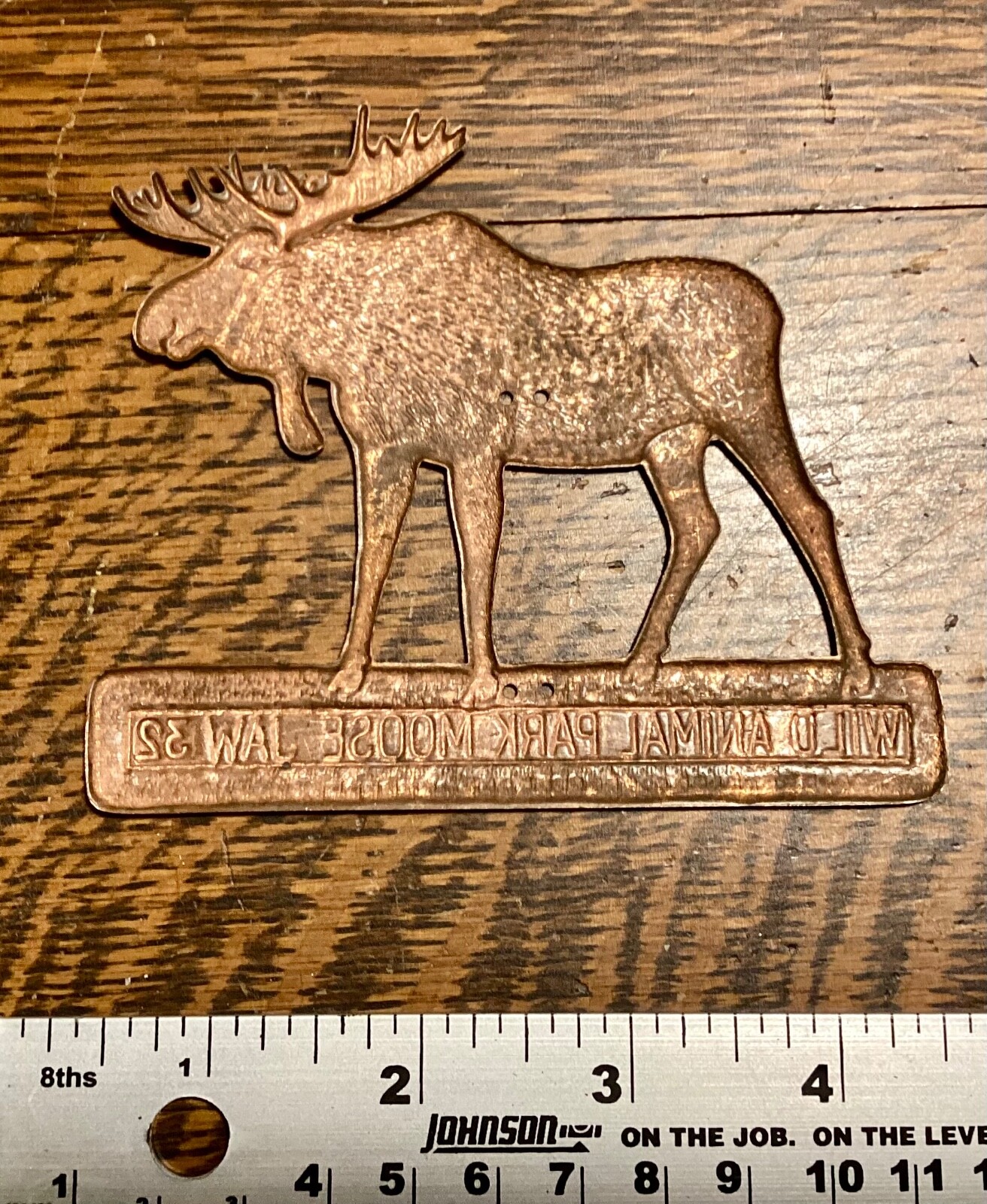 Scarce 1932 Wild Animal Park Moose Jaw Parks Pass