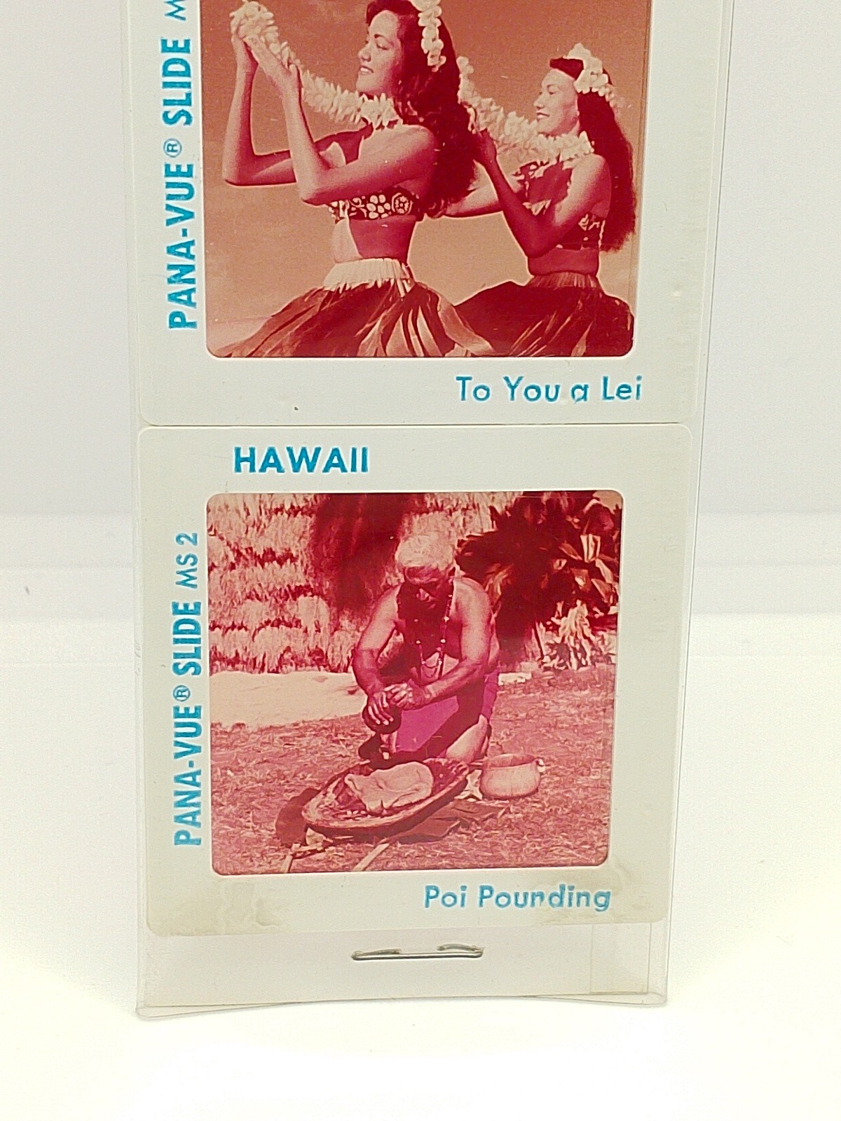 Vintage Pana Vue Slides – Hawaii Natives Dancers Feast