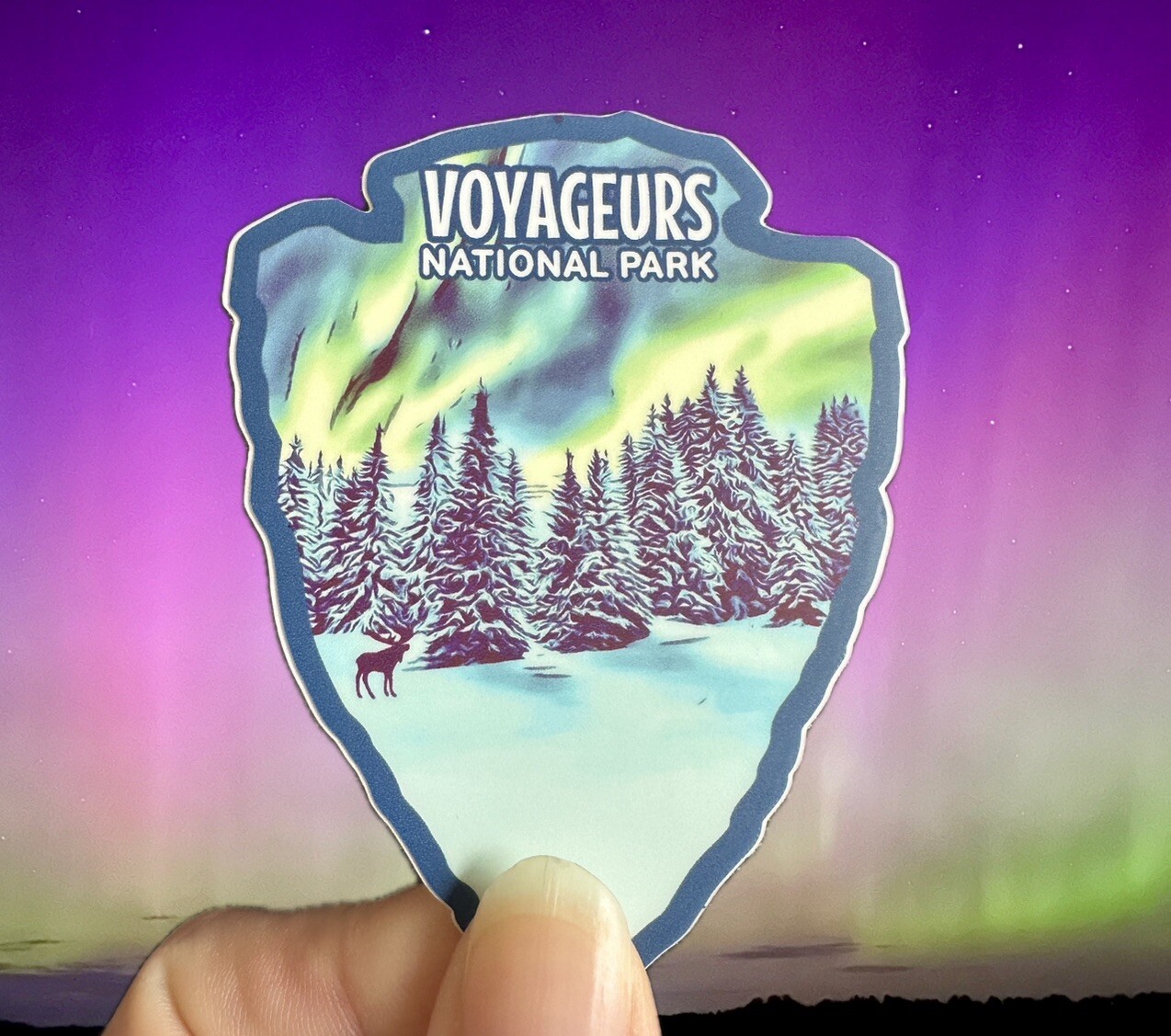 Voyageurs National Park Weatherproof Vinyl Sticker