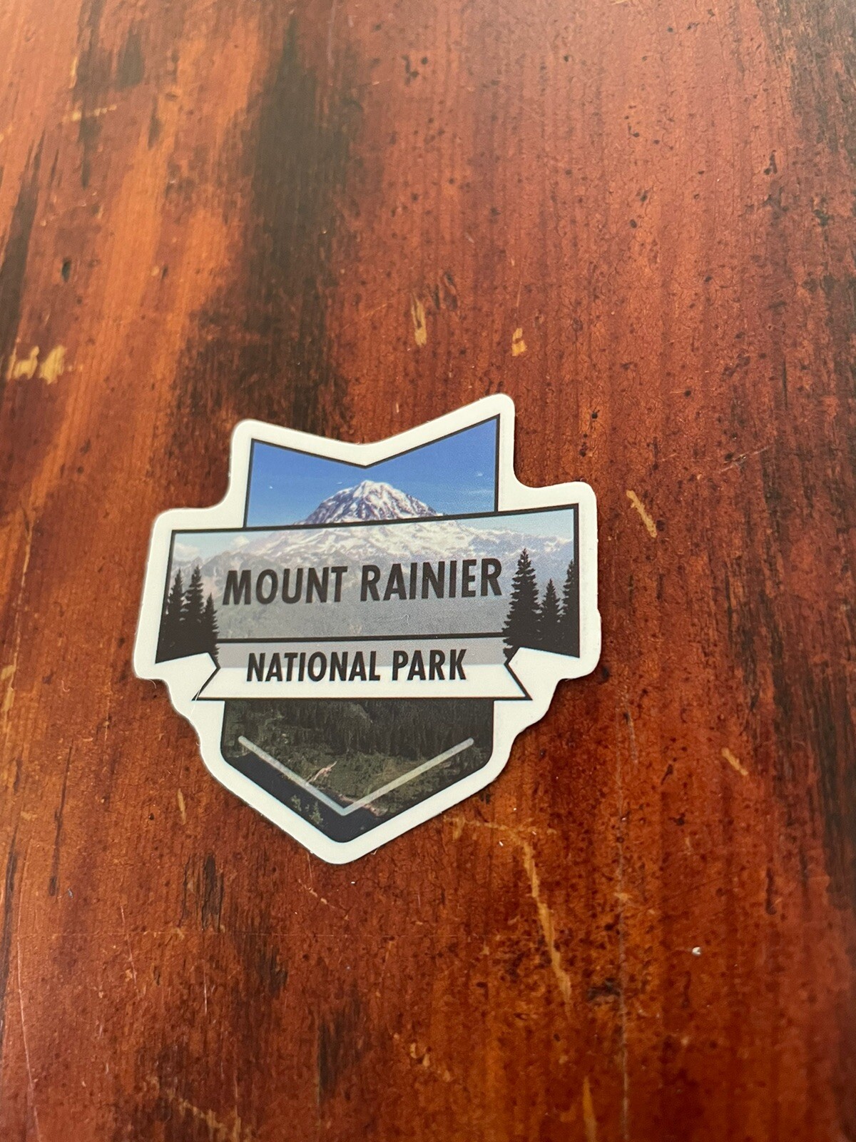 Mount Rainier National Park Outdoor Wilderness Sticker Decal