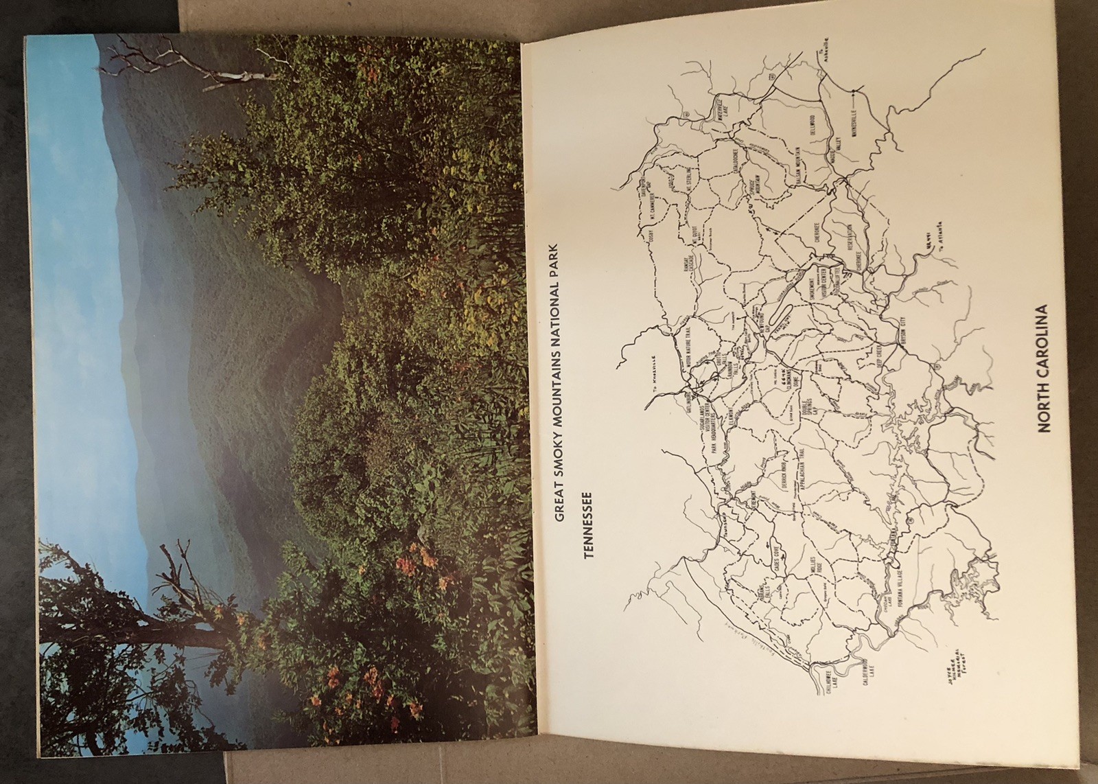 Great Smoky Mountains National Park Vintage Photo Book 1972