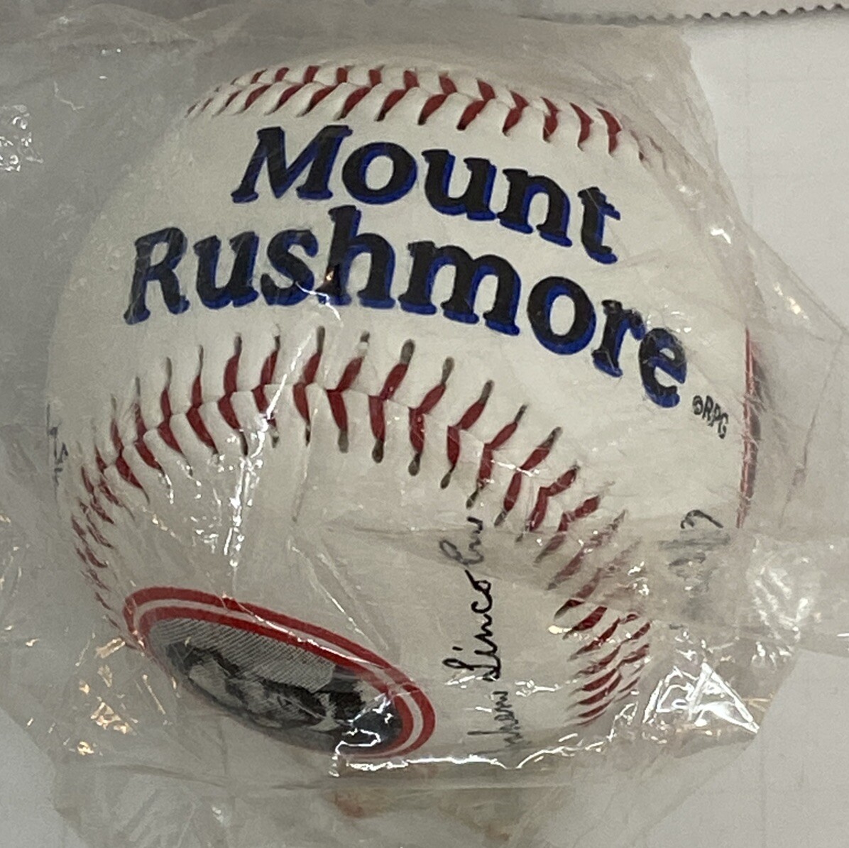 Mount Rushmore MVP Most Valuable President Souvenir Baseball From RPG, Inc.