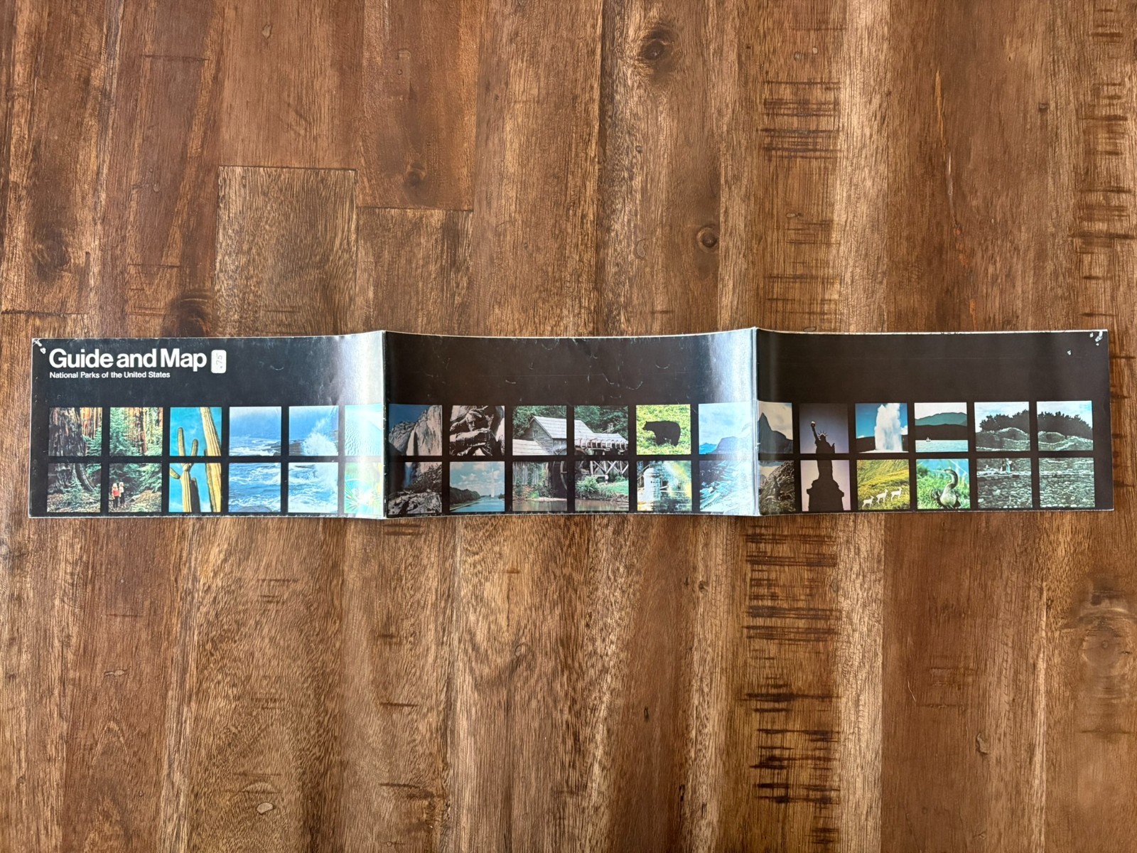 National Parks Guide and Map 1984 – Unigrid Brochure Map Pamphlet