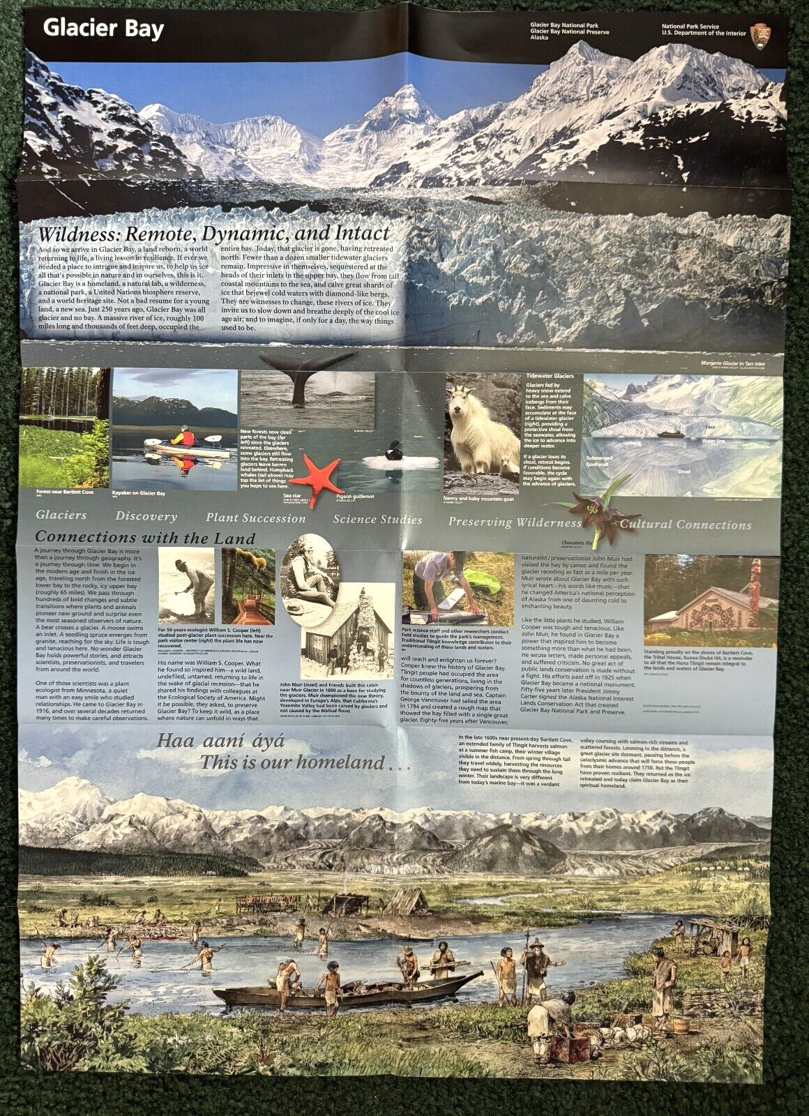 2024 Glacier Bay National Park National Preserve Alaska Map & Guide