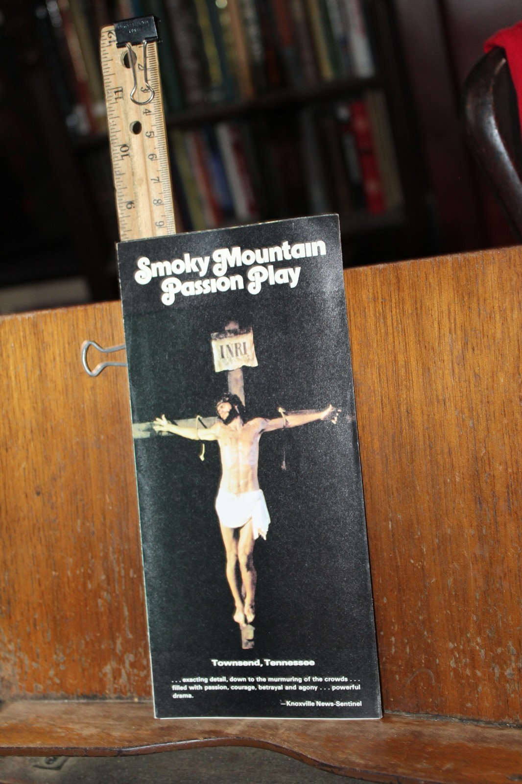 Vintage Smoky Mountain Passion Play Travel Brochure Townsend Tennessee
