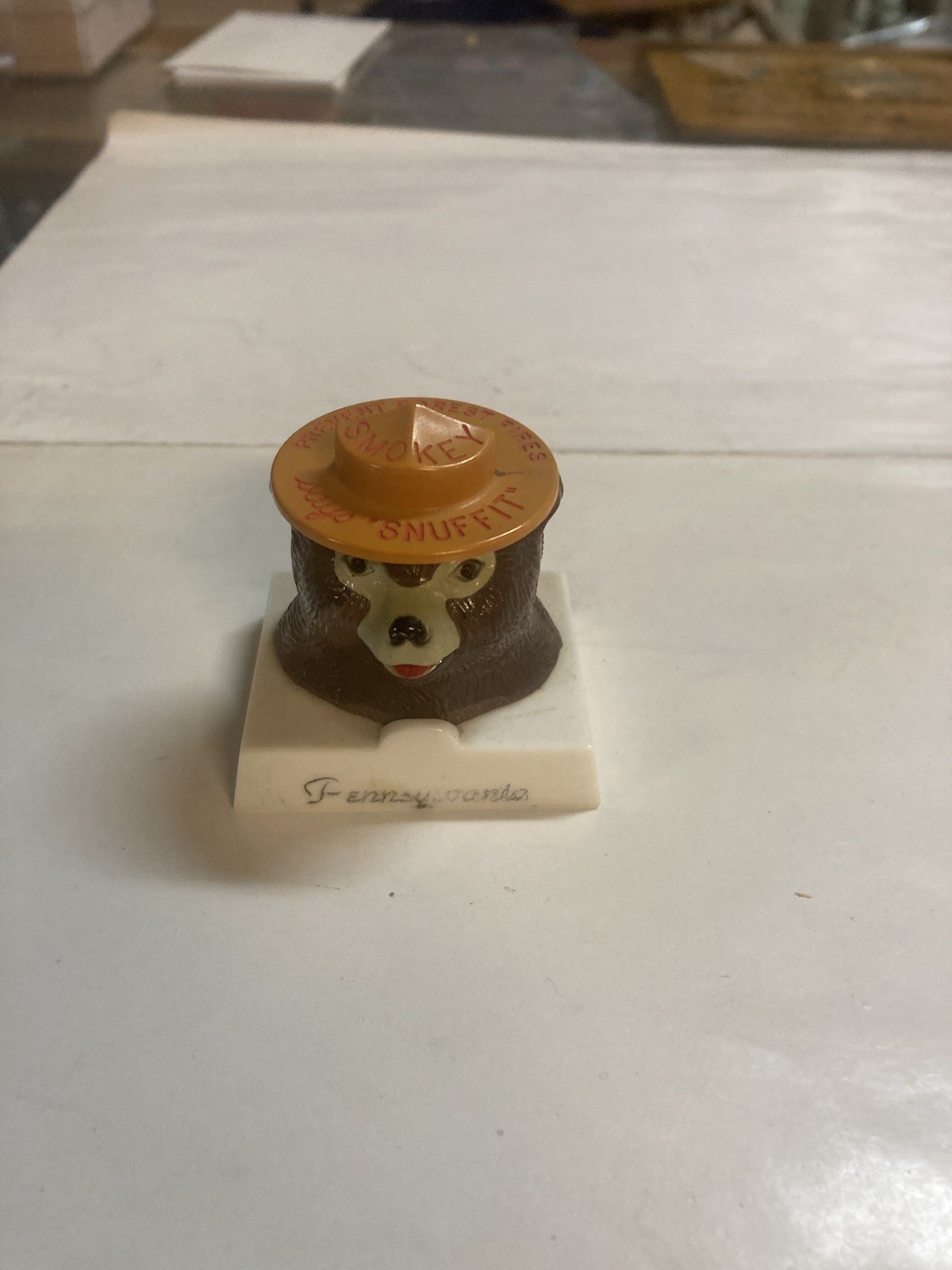 1960s Smokey The Bear Prevent Forest Fires Says Snuffit Ashtray Pennsylvania