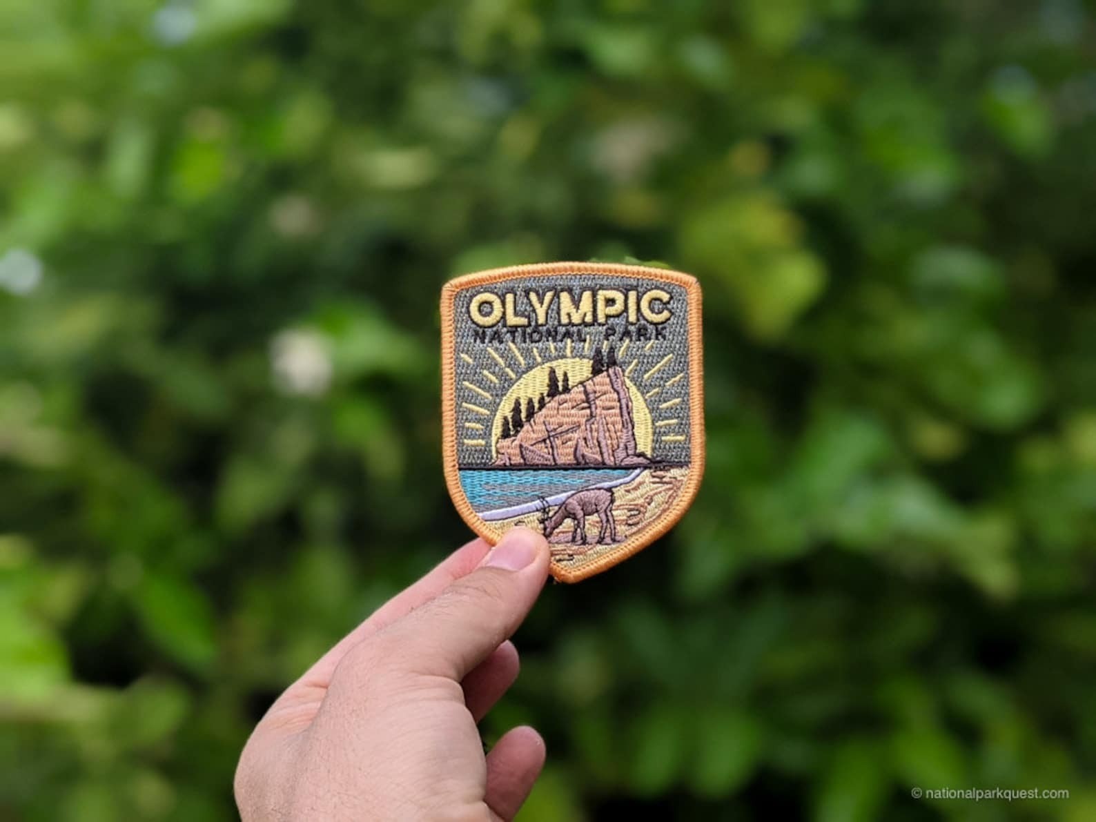 Olympic National Park Patch Iron-On Applique Souvenir Gift