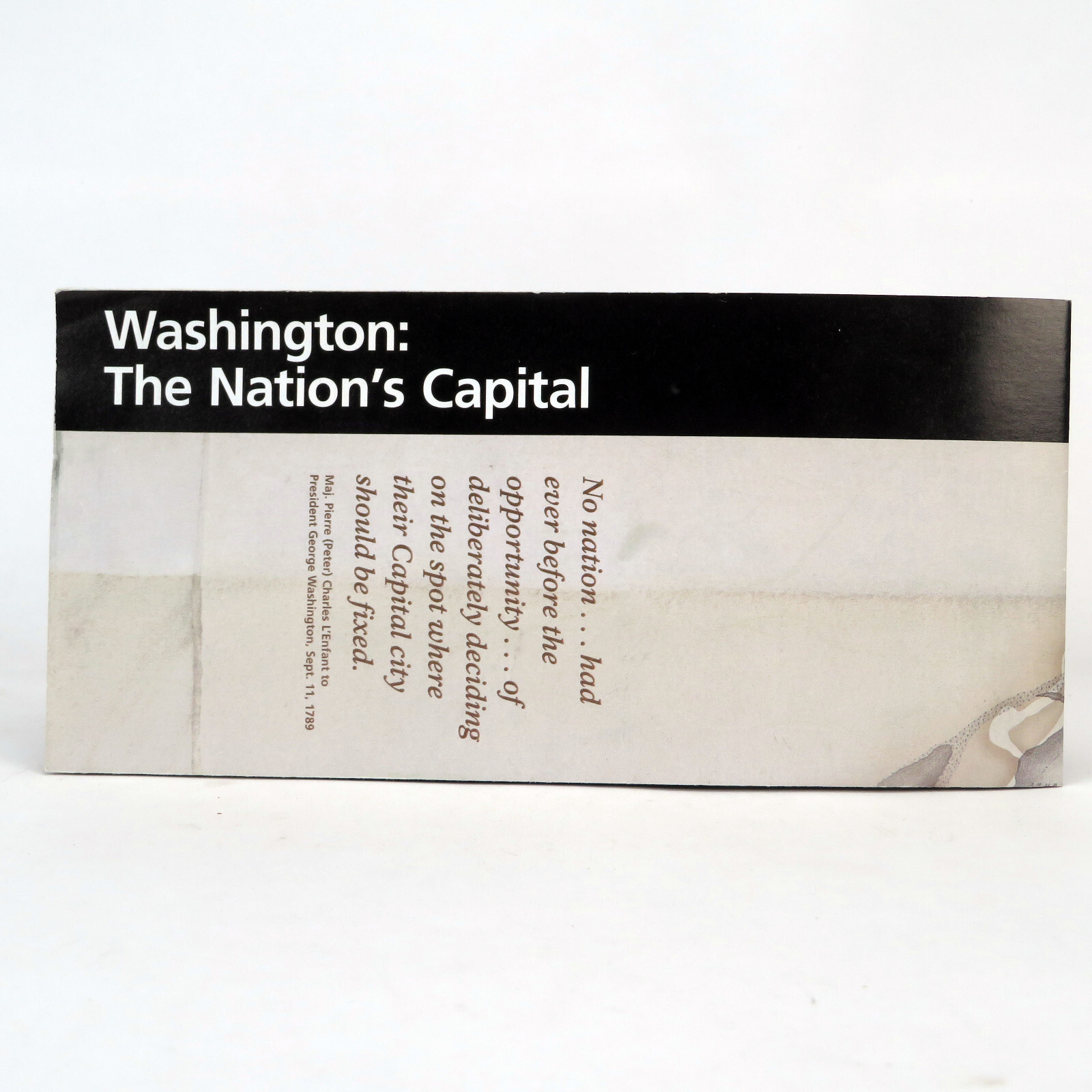 Washington: Nation’s Capital National Park Map Brochure, Nat’l Park Service DC