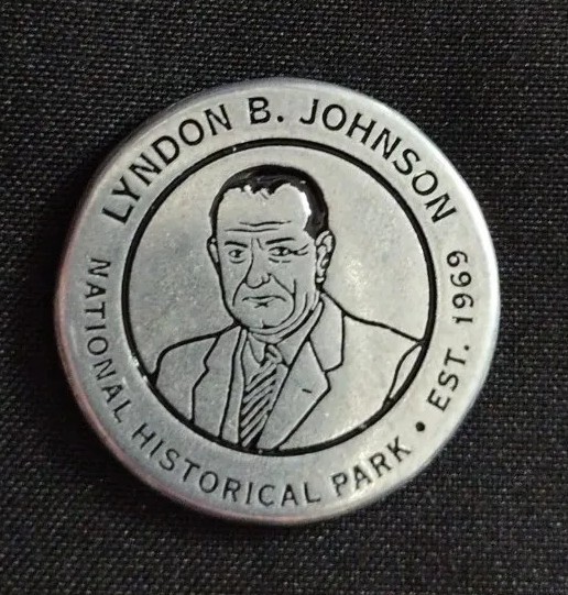 Lyndon B Johnson National Historical Park NHP Est 1969 National Park Coin Token