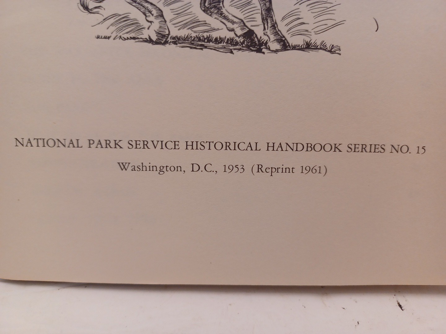 MANASSAS (BULL RUN)VA 1961 & GETTYSBURG 1961 National Park Service Handbooks