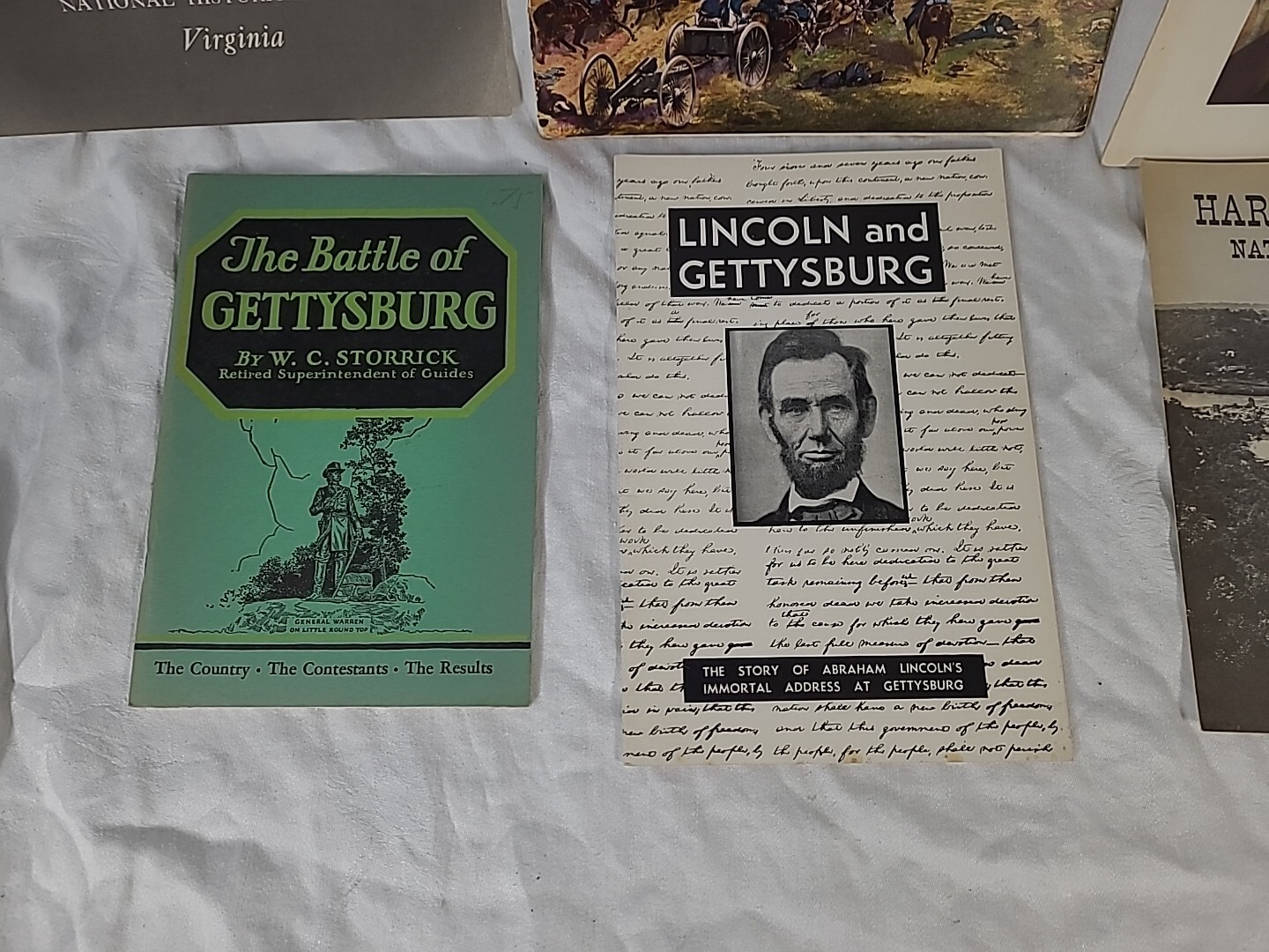 8 – 50’s 60’s National Park Service Historical Handbooks CIVIL WAR + BONUS BOOKS