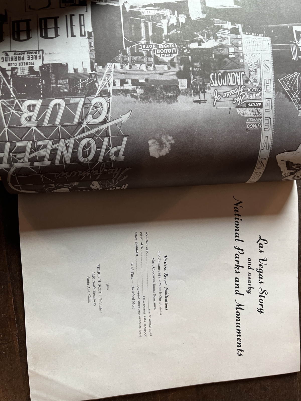 Grand Canyon Zion, Bryce, Death Valley Natl. Park 1953 Travel Book +Color Pics