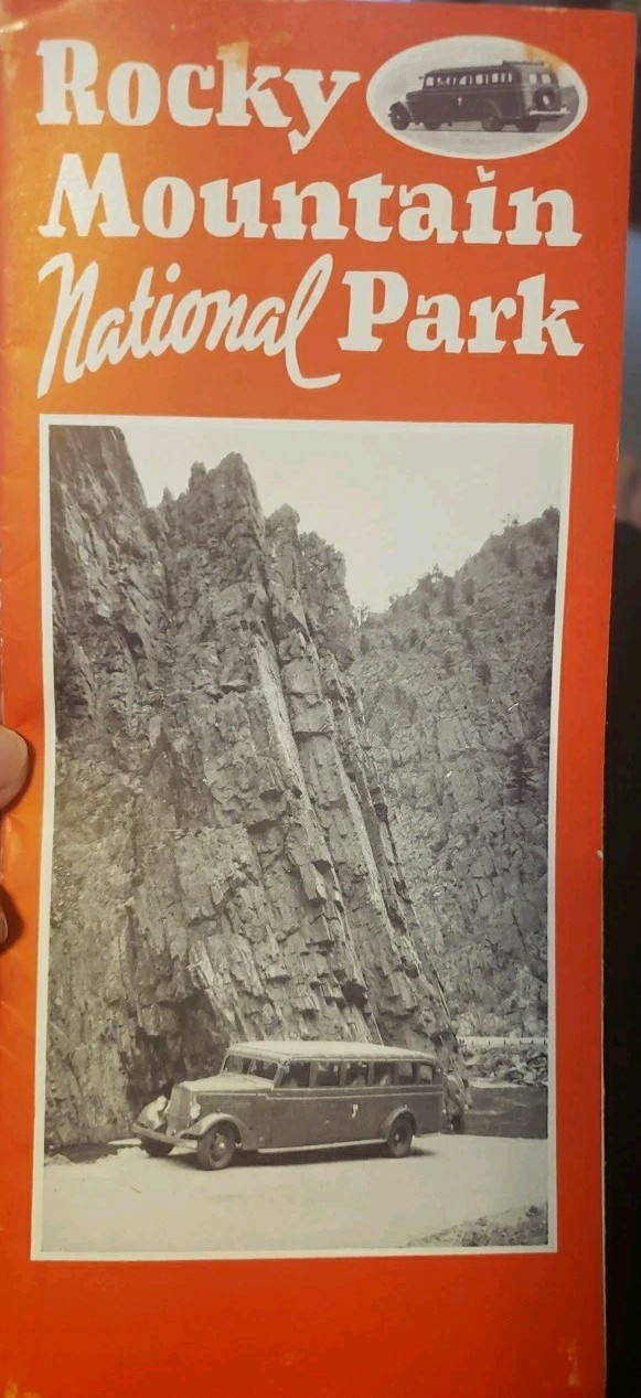 1930s ROCKY MOUNTAIN NATIONAL PARK MOTOR COMPANY DENVER CAB 2 BROCHURES