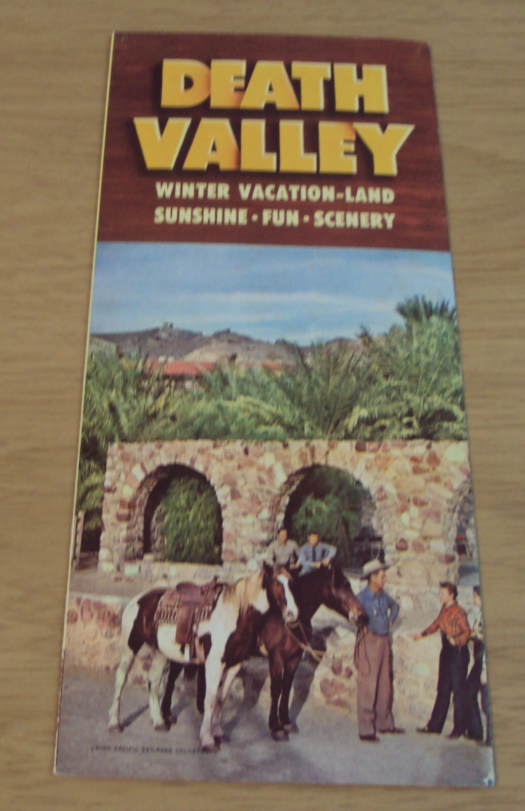 VTG 1951 ‘TRAVEL Brochure’~”DEATH VALLEY” National Park~CALIFORNIA~