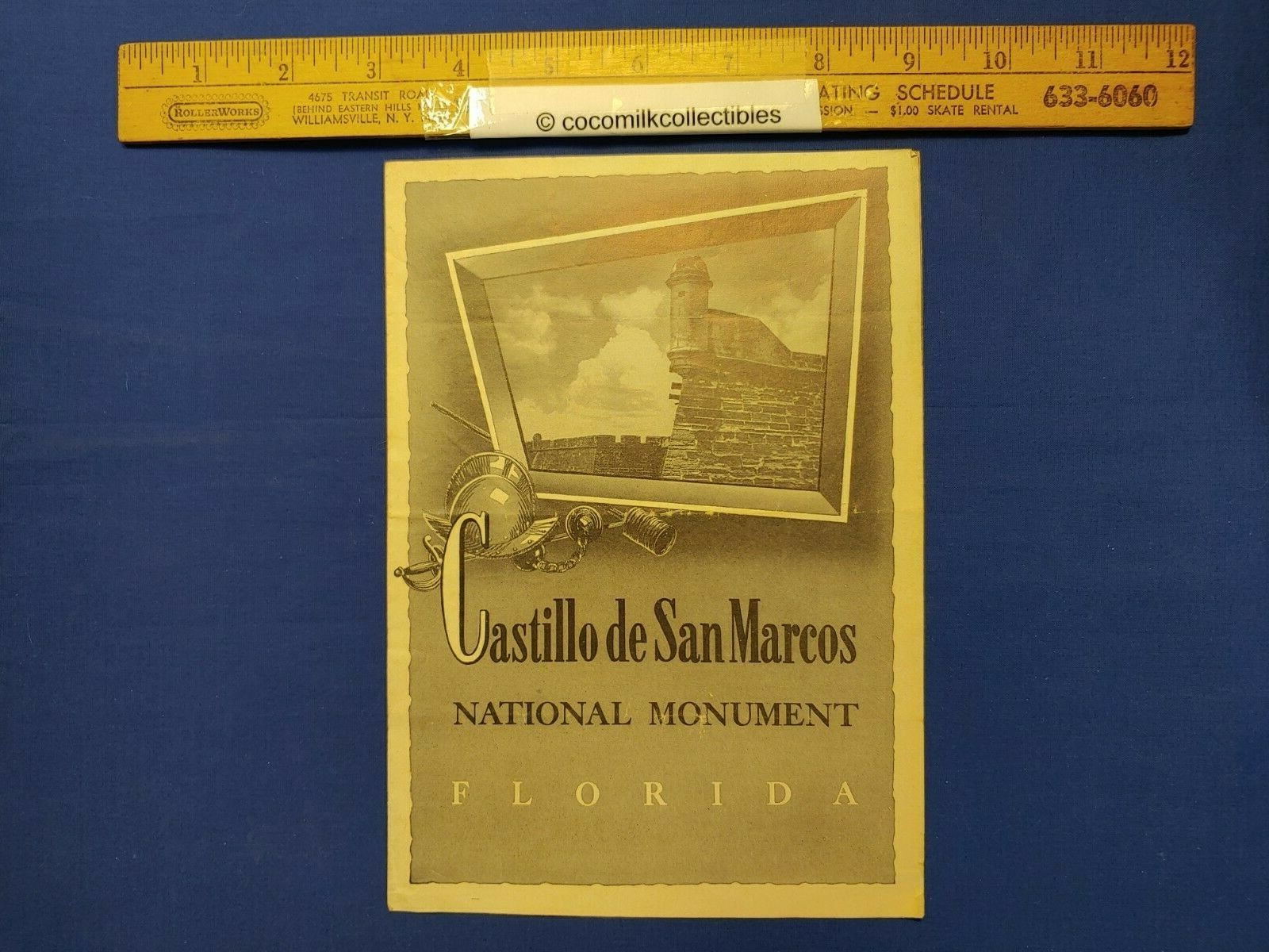 1952 Castillo de San Marcos National Monument Fl Brochure National Park Service
