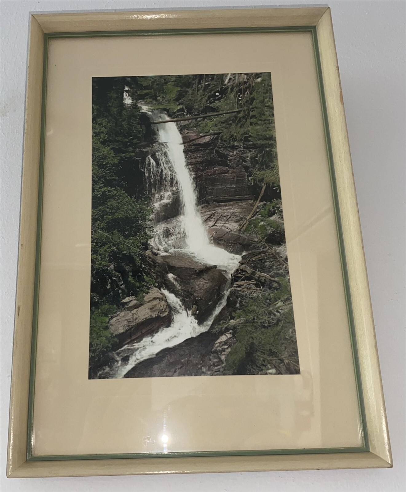 3 Vintage 1940’s-50’s framed Photographs Glacier National Park & Waterton Lakes