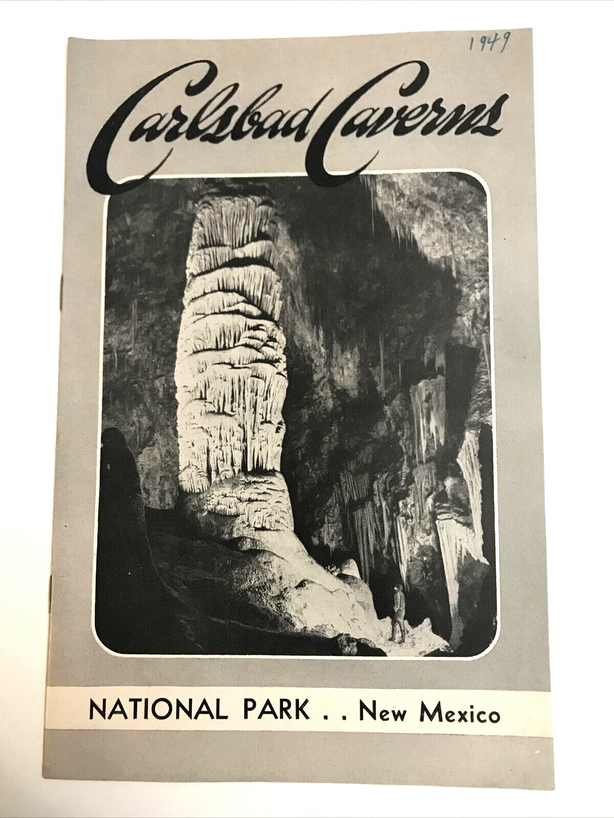 1949 Carlsbad Caverns National Park New Mexico Parks Service Brochure Map