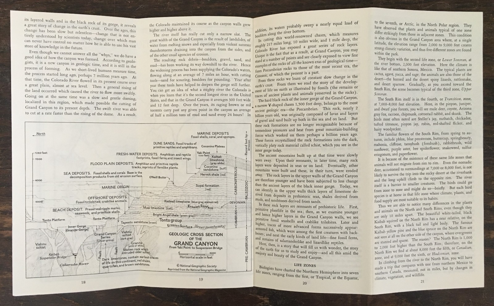 1961 Grand Canyon National Park – Information of Sites – Includes Maps – Arizona