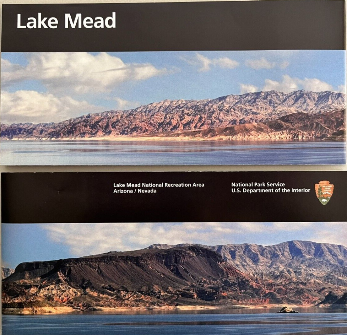 New LAKE MEAD NRA NATIONAL PARK SERVICE UNIGRID BROCHURE/MAP Out of Print
