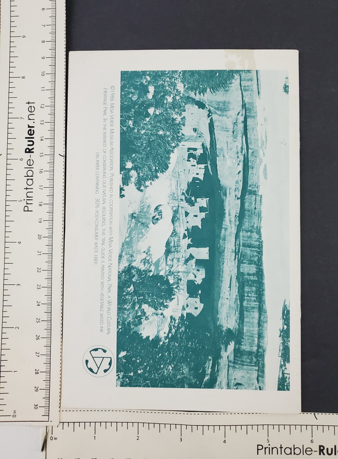 1986 Mesa Verde National Park CO Spruce Tree House Vtg Travel Booklet Brochure