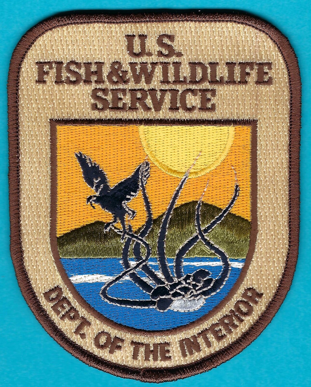UNITED STATES FISH AND WILDLIFE SERVICE PATCH NEW STYLE
