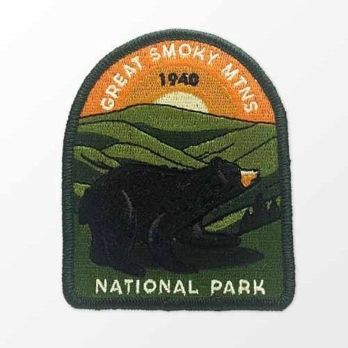 Great Smoky Mountains National Park Patch Iron-On Applique Souvenir Gift